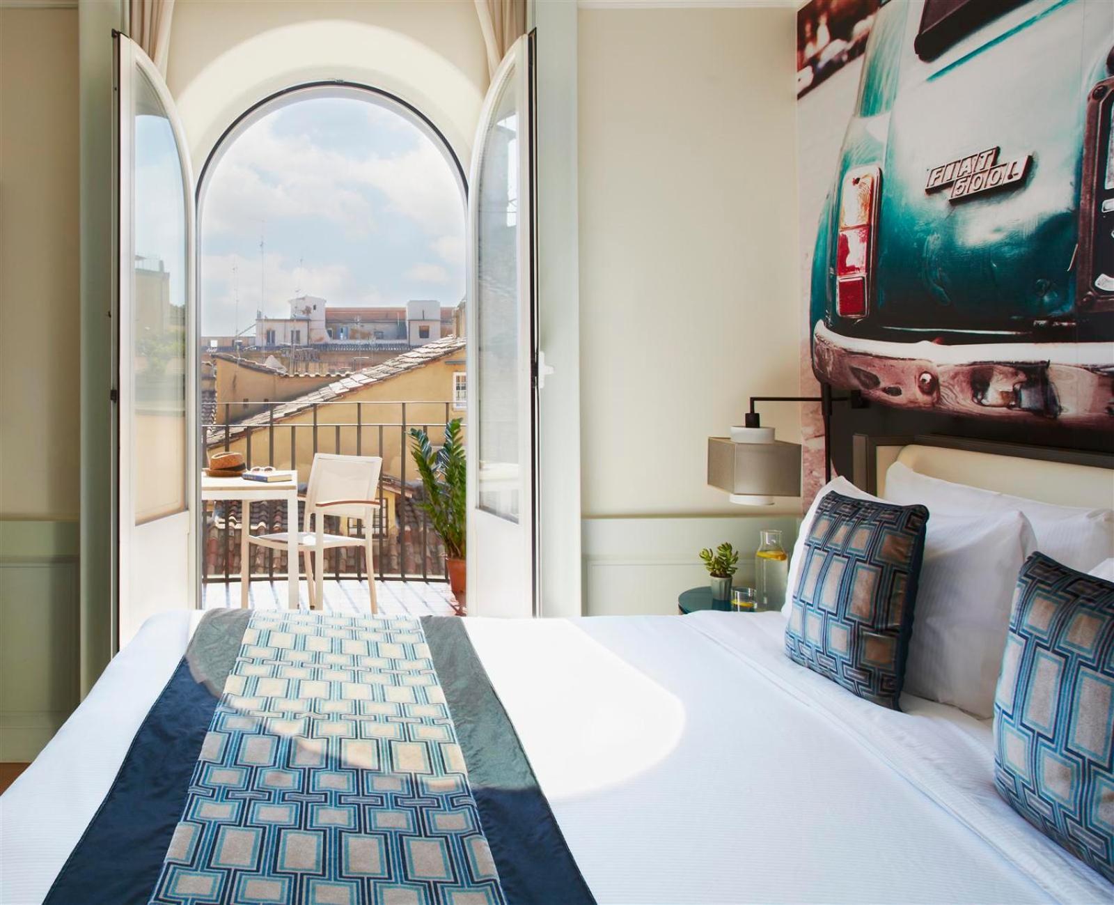 Premium Zimmer mit Kingsize-Bett und Balkon